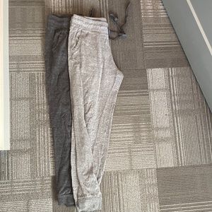 Grey joggers
